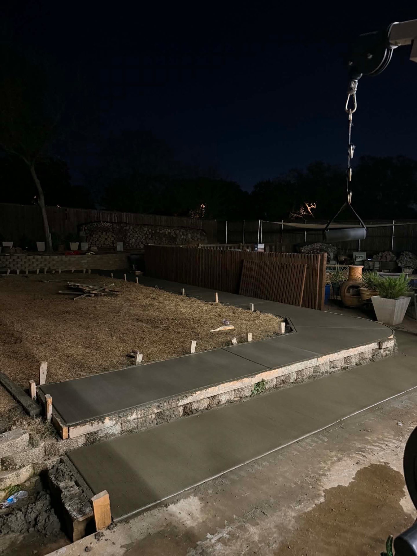 Curved Walkway & Steps in Arlington, TX by Junior Concrete